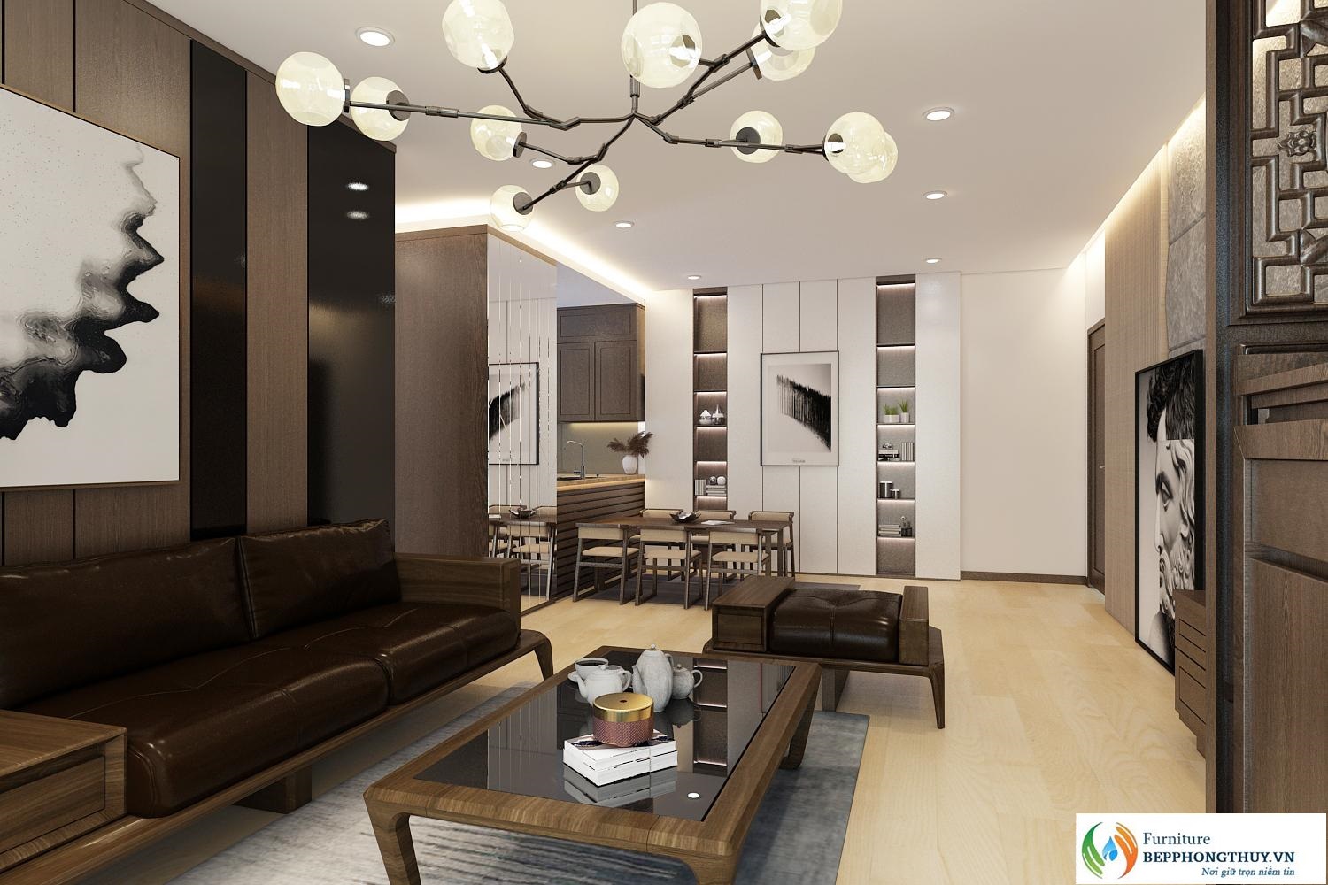 Thiết kế nội thất chung cư emerald mỹ đình 2