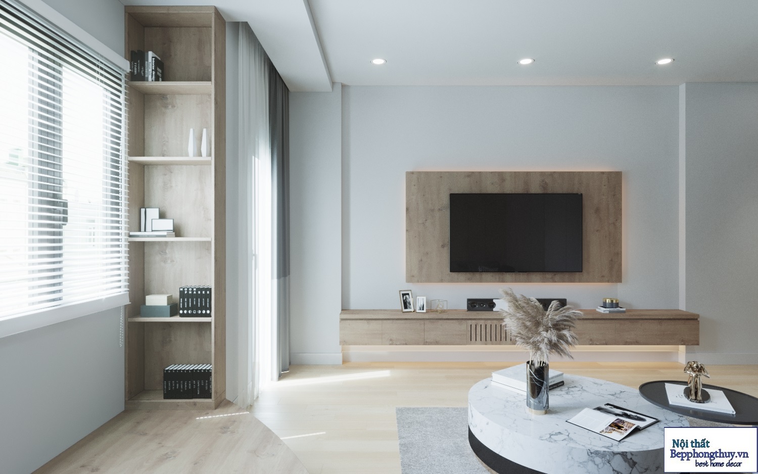 Thiết kế nội thất nhà phố Móng Cái 6