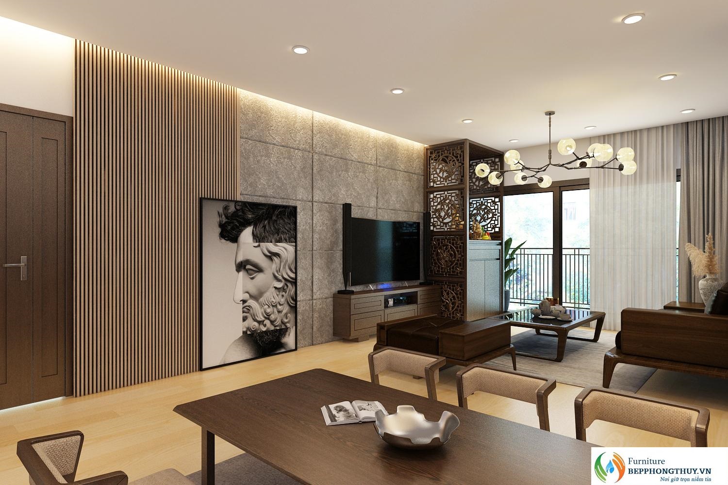 Thiết kế nội thất chung cư emerald mỹ đình 3