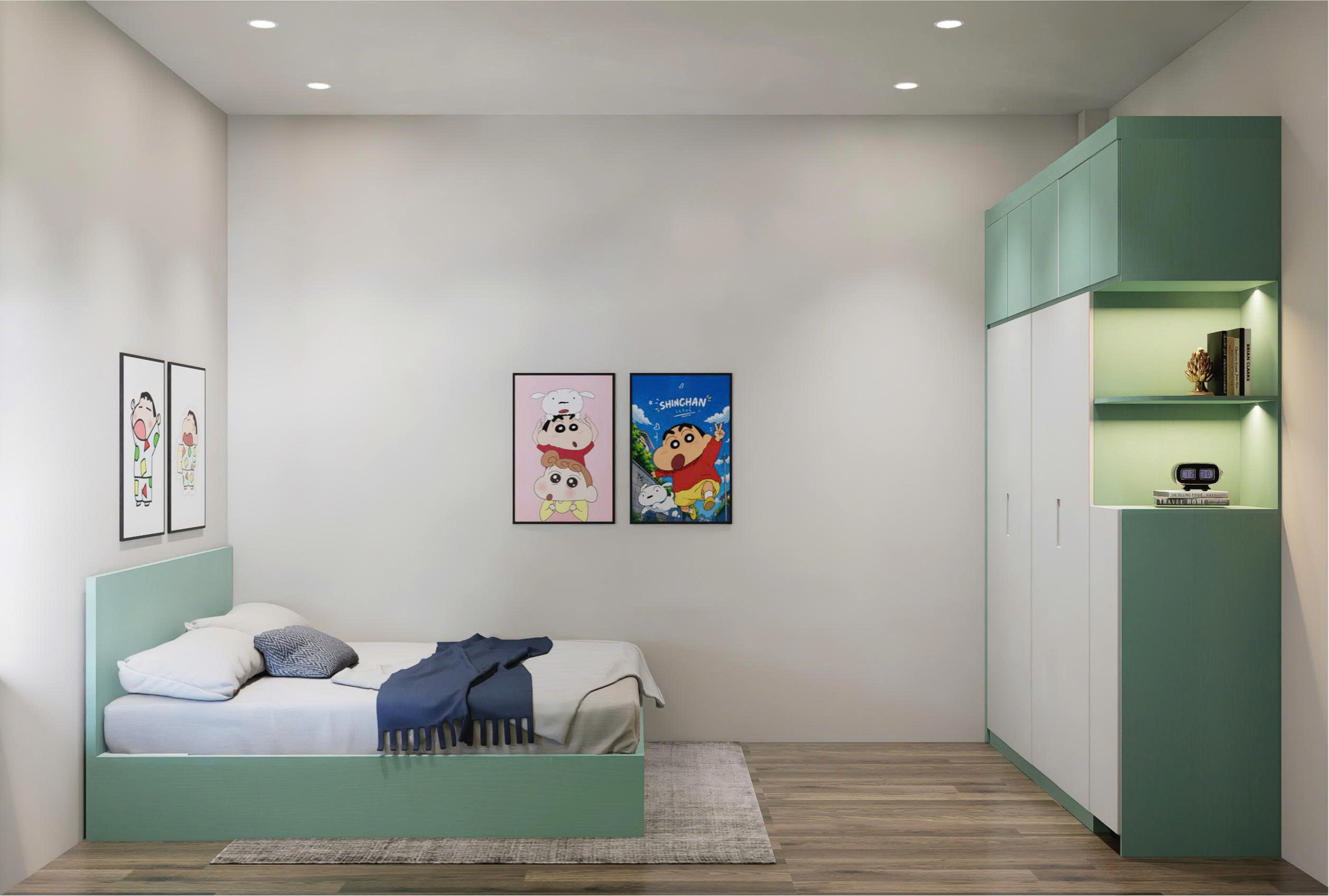 Thiết kế nhà phố Đông Anh 7