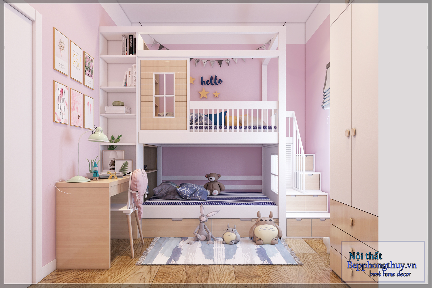 Thiết kế nội thất nhà phố An Trai 3